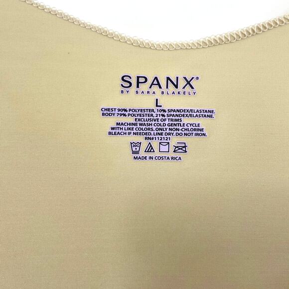 SPANX Brown Sleeveless Abdomen Slimming Tank Top - Picture 3 of 8